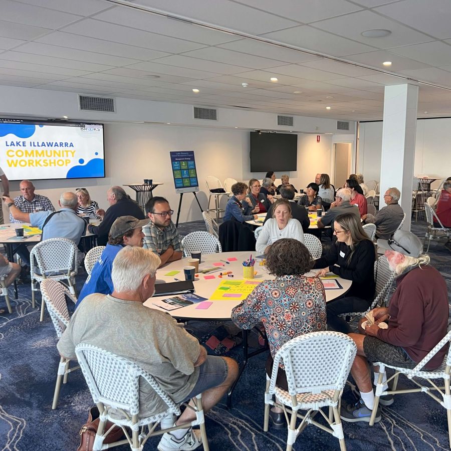 Lake Illawarra Community Workshop brings community together to collaborate on the Lake Illawarra Community Engagement and Participation Strategy.